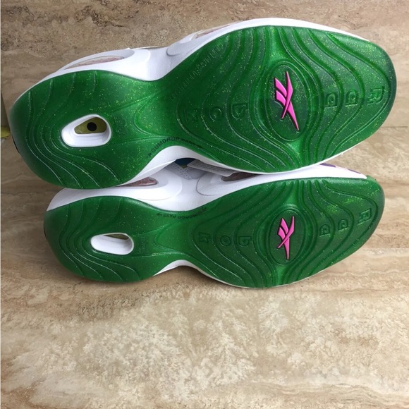 Reebok Question Mid Iverson Classic x Candy Land White Green size 10 main image 6
